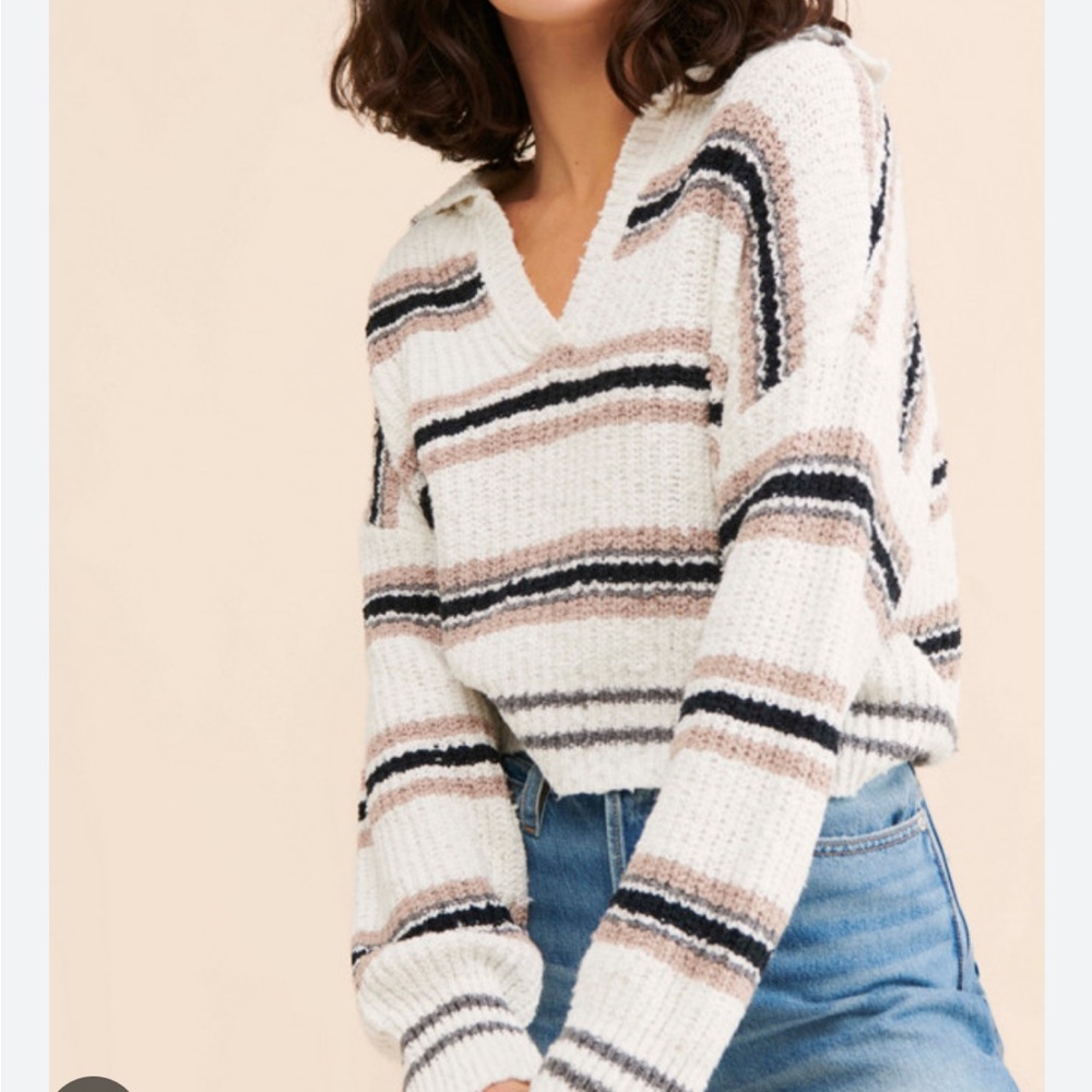 Free People Kennedy V-Neck Sweater
